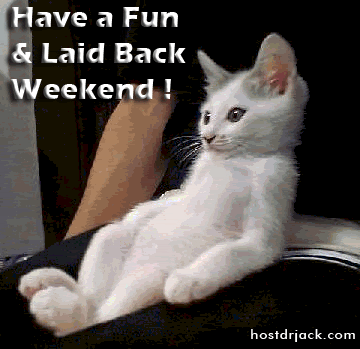 hf and laid back weekend.gif